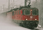 Güterzug im Winter